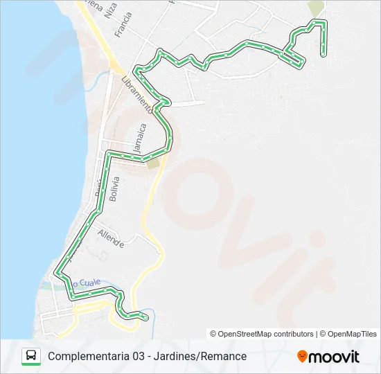 C03 - REMANCE Bus Line Map