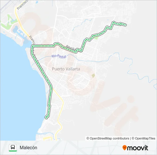 C21 - PITILLAL Bus Line Map