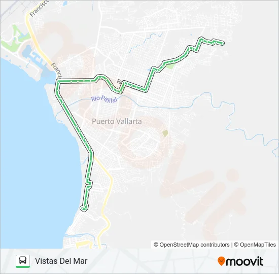 C21 - PITILLAL Bus Line Map