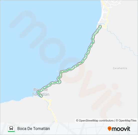 C01 - MISMALOYA Bus Line Map