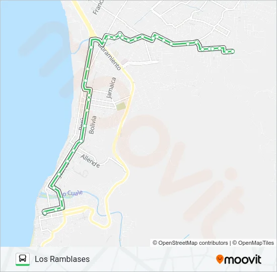 C02 - RAMBLASES Bus Line Map