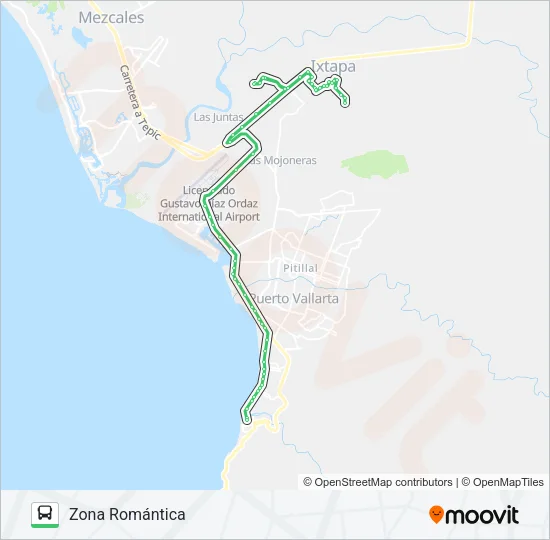 C26-A - LLANITOS Bus Line Map