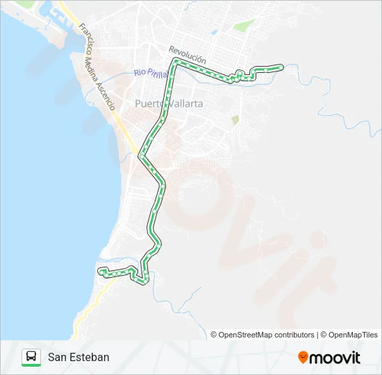 C32 - SAN ESTEBAN Bus Line Map