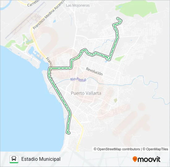 C22-A - LOMA BONITA Bus Line Map