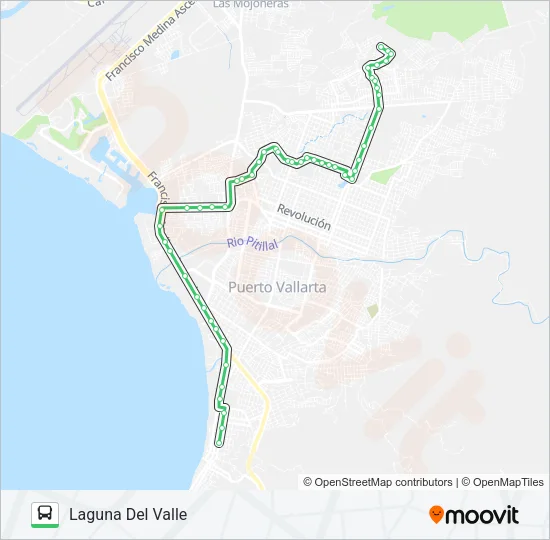 C22-A - LOMA BONITA Bus Line Map