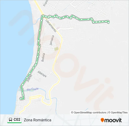 C02 Bus Line Map