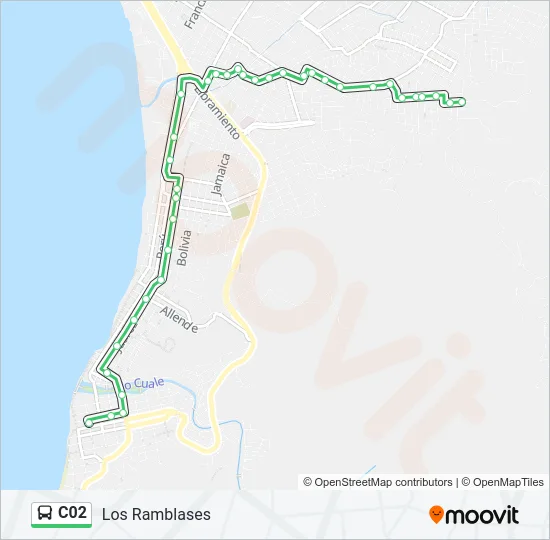 C02 Bus Line Map