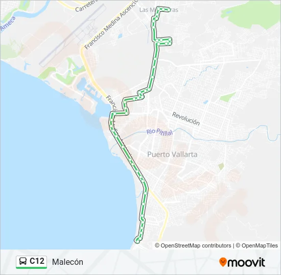 C12 Bus Line Map
