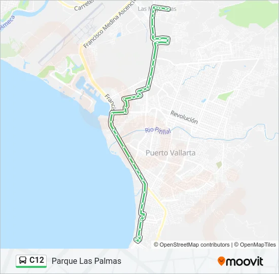 C12 Bus Line Map