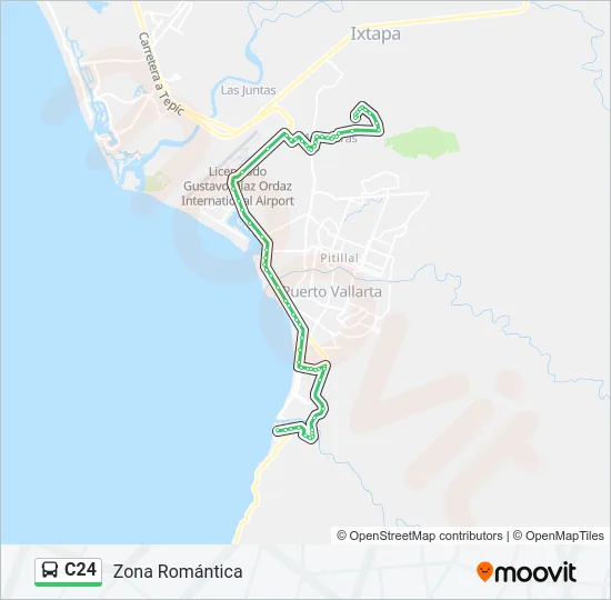 C24 Bus Line Map