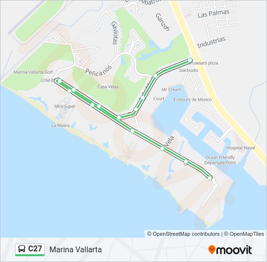 C27 Route Schedules Stops Maps Marina Vallarta