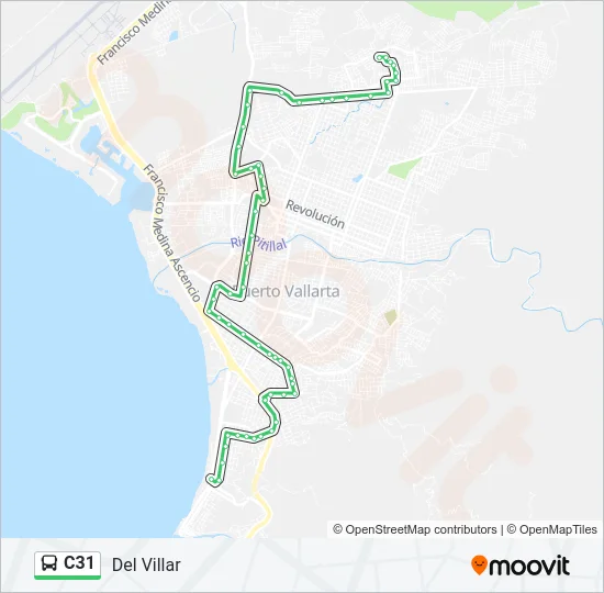 C31 Bus Line Map