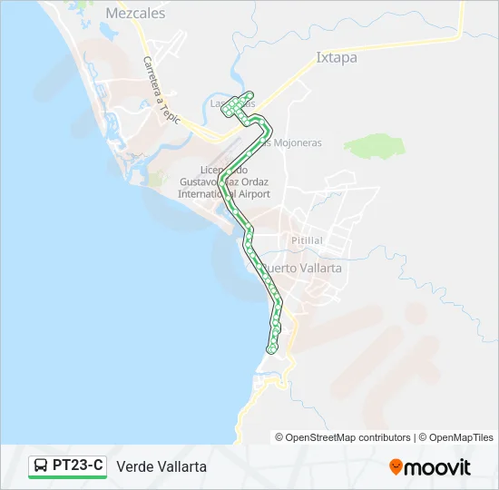 PT23-C Bus Line Map