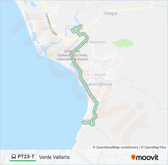 PT23-T Bus Line Map