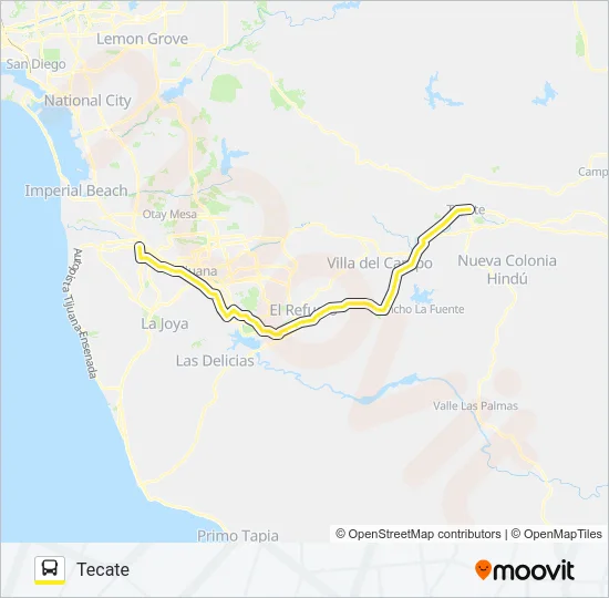 SUBURBAJA Bus Line Map