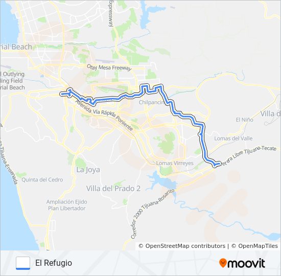 centrouabcvilla fontanael refugio Route Schedules, Stops & Maps El