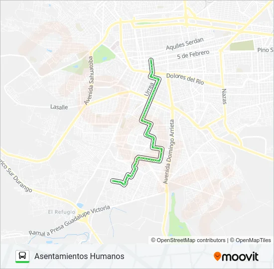 VERDES Bus Line Map