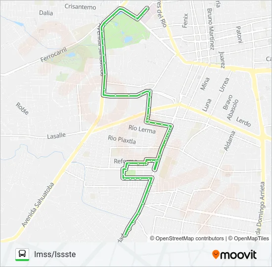VERDES Bus Line Map
