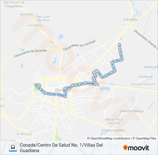 RUTA 3 CREE Bus Line Map