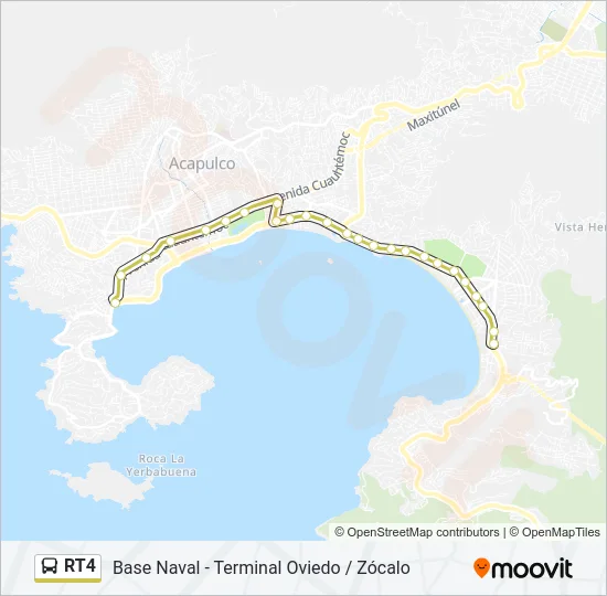RT4 Bus Line Map