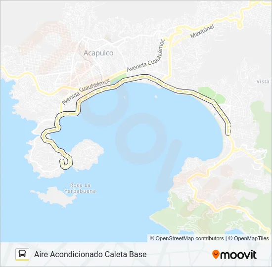 CALETA BASE Bus Line Map