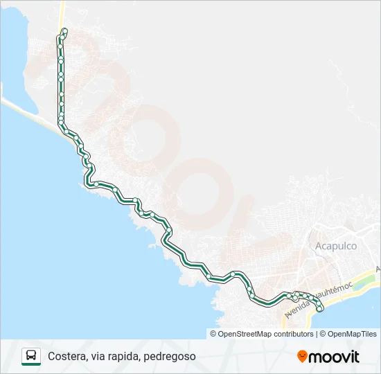 PEDREGOSO - CENTRO Bus Line Map