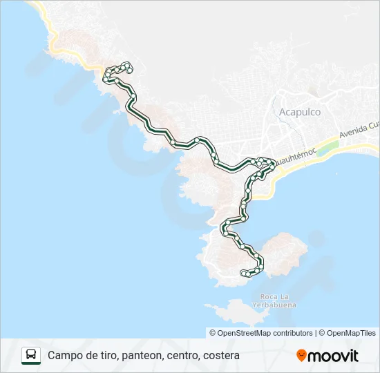 CAMPO DE TIRO - CALETA Bus Line Map