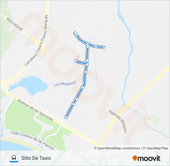 JOYAS DEL MARQUÉS - MARQUEZA Bus Line Map