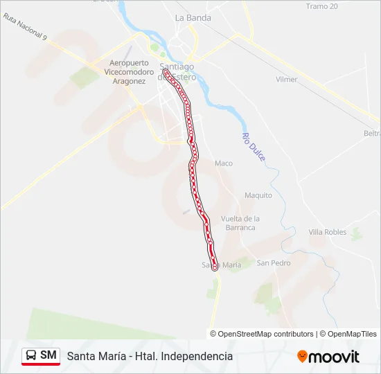 SM Bus Line Map