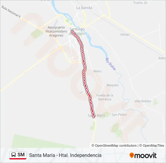 SM Bus Line Map