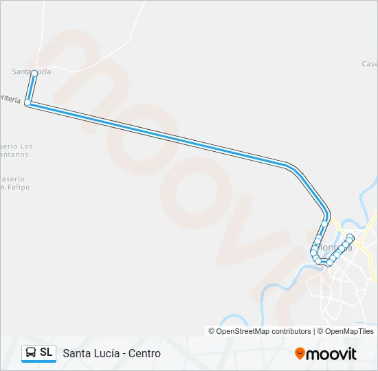 SL Bus Line Map
