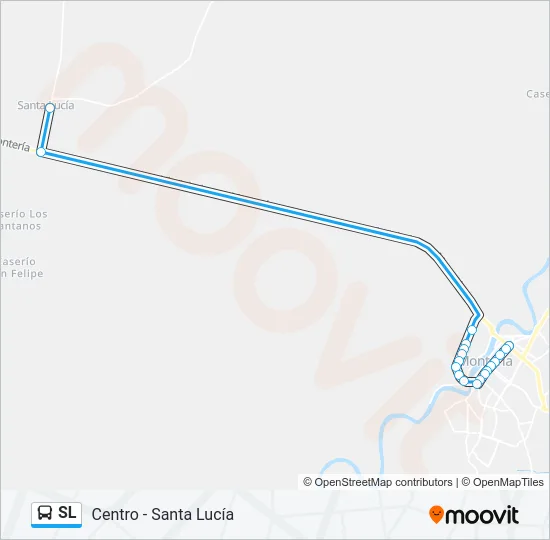 SL Bus Line Map