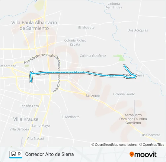 D Bus Line Map