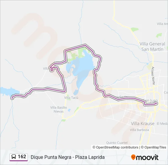 162 Bus Line Map