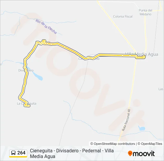 264 Bus Line Map