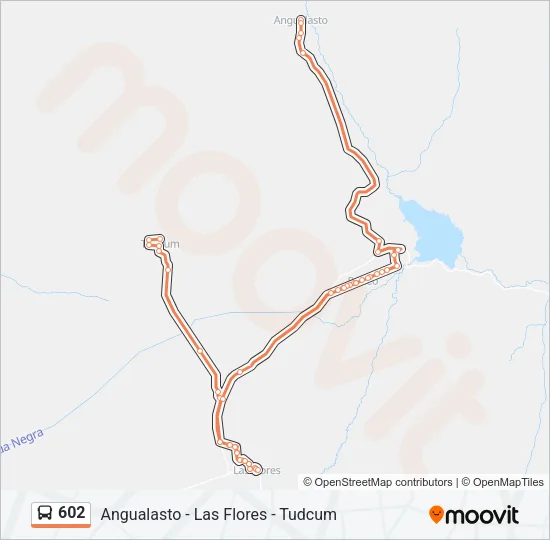 602 Bus Line Map