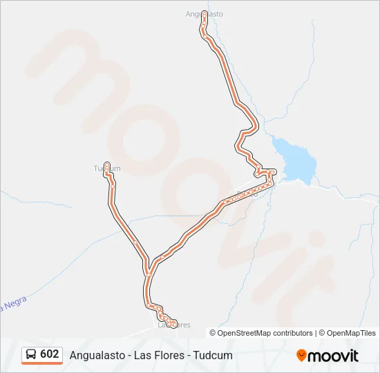 602 Bus Line Map
