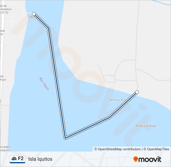 F2 Ferry Line Map