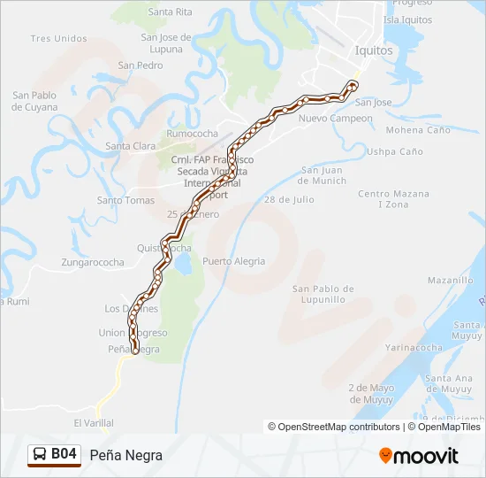 B04 Bus Line Map