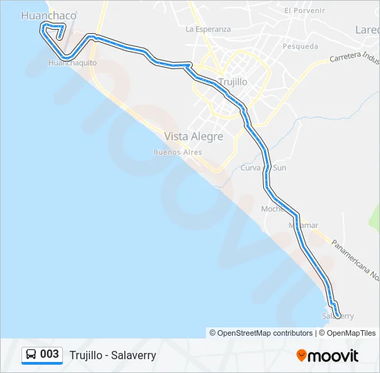 003 Bus Line Map