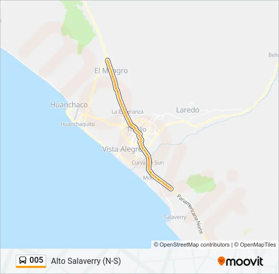 005 Bus Line Map