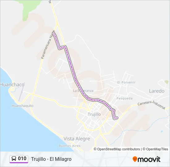 010 Bus Line Map