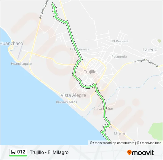 012 Bus Line Map