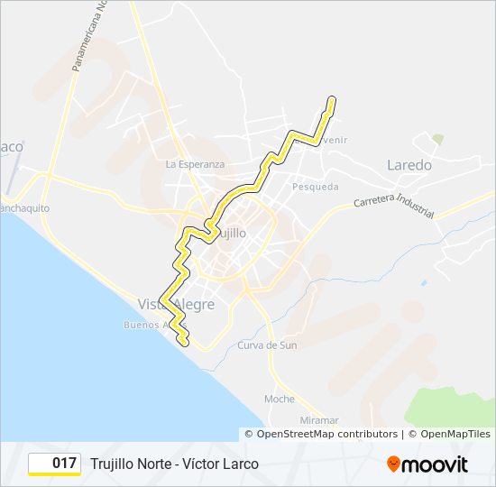 017 bus Line Map