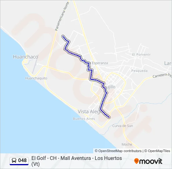 048 Bus Line Map