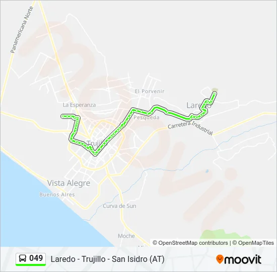 049 Bus Line Map