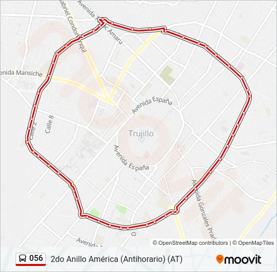 056 Bus Line Map