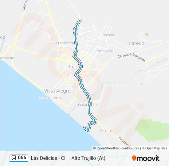 066 Bus Line Map