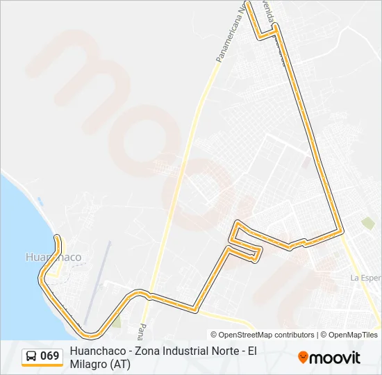 069 Bus Line Map