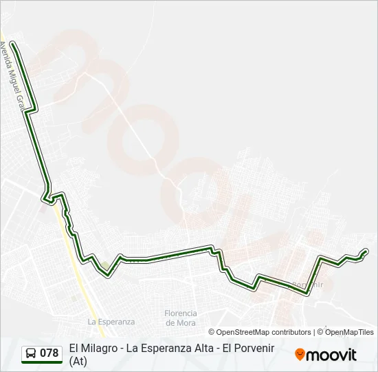 078 Bus Line Map